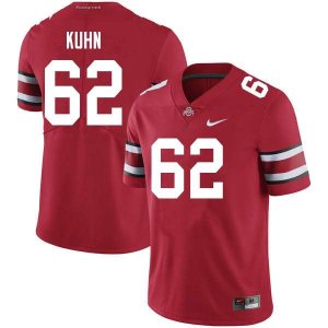 Men's Ohio State Buckeyes #62 Chris Kuhn Scarlet Nike NCAA College Football Jersey High Quality DAO0244QA